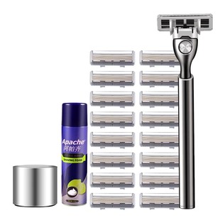 德国进口六层手动剃须刀胡须刀手动刮胡刀男士送男朋友阿帕奇老式