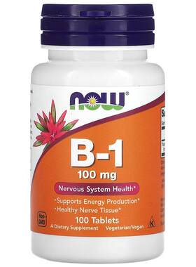 维生素b1片NOW诺奥100mg100片