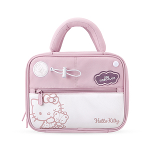 hellokitty联名手提洗漱包女 凯蒂猫粉色化妆包大容量便携收纳包