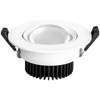大功率射灯筒灯嵌入式店铺商用12公分开孔10cm服装天花灯9公分