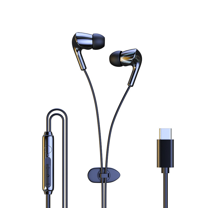 陶瓷有线耳机typec接口USB电脑入耳式高音质2026新款降噪k歌3.5mm