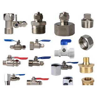 家用净水机2分3分铜进水三通4分6分内丝外牙球阀开关纯水pe管接头