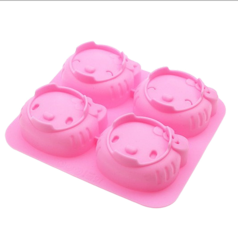 红书同款hellokitty脆皮冷萃酸奶硅胶模具kt猫黑皮巧克力手工甜品