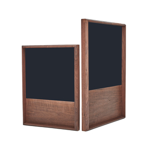 山隐造物家具黑胡桃实木照片板留言板玄关黑板电表遮挡相框