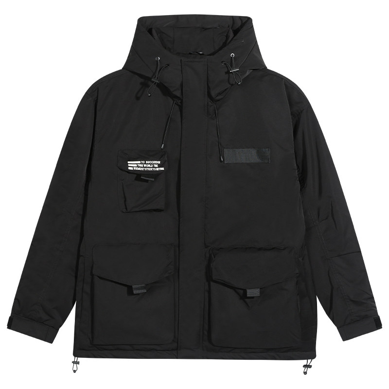 新潮百搭宽松保暖羽绒服