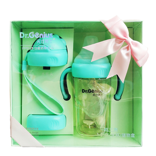 天才博士宽口径PPSU奶瓶新生儿婴儿防胀气耐摔断奶神器仿母乳礼盒