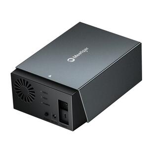 迷虎硬盘阵列柜双盘位RAID磁盘盒子外接3.5/2.5寸机械SATA储存器