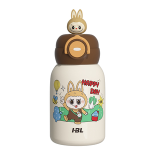 保温杯儿童316食品级女生上学专用水杯学生运动高颜值杯子吸管杯