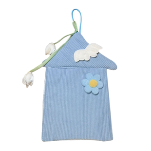 抽纸袋纸巾家用可爱布艺纸巾盒卫生间挂式纸袋车载挂袋宿舍办公室