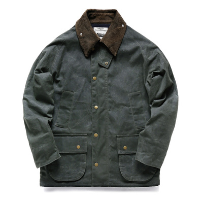 LifeCycle重磅油蜡防水机车外套