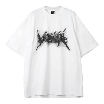 AKTK【郑钧/TF家族四代王橹杰同款】无性别百搭低保糊印花白色T恤