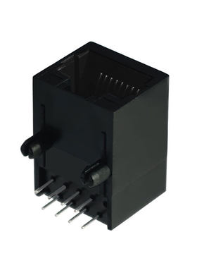 rj45插座全塑90度卧式网口