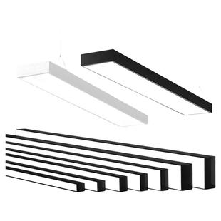 led长条形办公教室灯 铝方通专用健身房商场超市店铺格栅吸吊顶灯