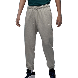 JORDAN耐克长裤DRI-FIT男速干运动裤春季灰色束脚卫裤FV8609-050