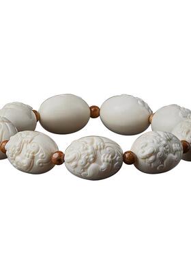 猛犸象牙手串貔貅手链文玩佛珠