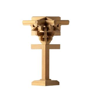 晚峰书屋中国古建筑榫卯模型南禅寺转角积木手工礼物玩具教具