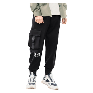 巴拉巴拉男童工装裤大童宽松运动裤儿童休闲裤子2025秋季新款童装