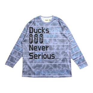 PHANTACi范特西 周杰伦潮牌 夏季新款NEVER SERIOUS 长袖T恤男士