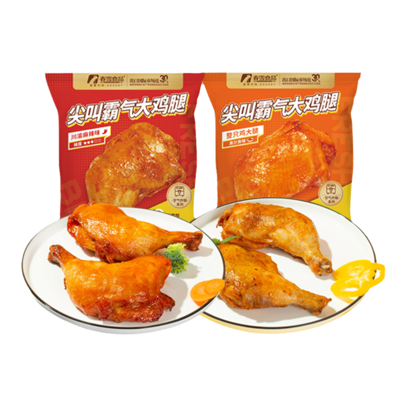 春雪尖叫大鸡腿230g奥尔良麻辣味