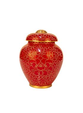 中外珐琅美术馆景泰蓝茶罐中国风