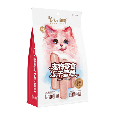 朗诺猫零食冻干雪糕48g*6