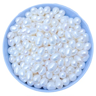 天然淡水无孔没孔清供佛修曼扎装藏无核中药用磨粉真珍珠称斤散珠