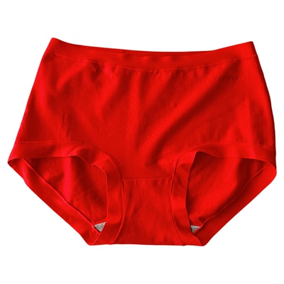 彩田本命年大红色内裤高腰大码
