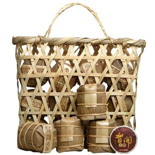 云南勐海布朗贺开曼迈古树纯料普洱茶熟茶迷你玲珑七子小玉饼588g