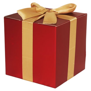 圣诞节装饰礼盒堆头商场橱窗金红色礼品物空盒子场景布置道具摆件