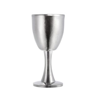 纯钛高脚酒杯高档家用白酒杯简约加厚高脚杯烈酒杯便携小酒盅复古