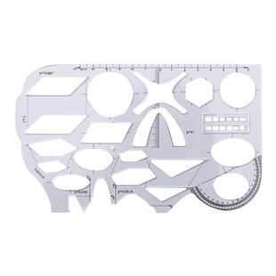 多功能函数几何涵数学习软尺子初中高中考试专用几何图形数学中学生画图模板尺绘图万能软尺直尺作图工具神器