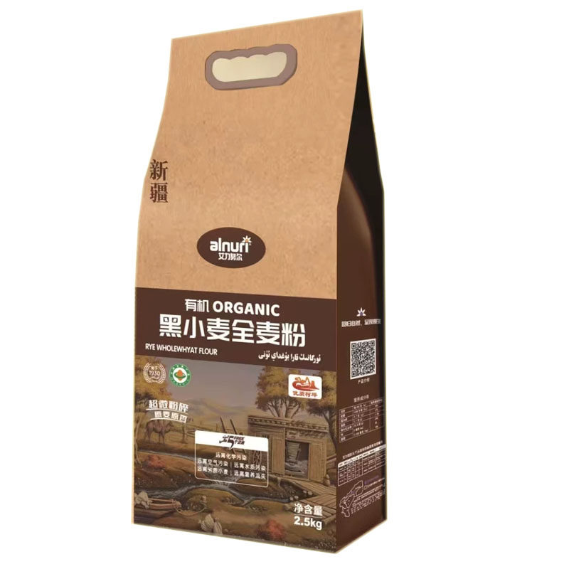 新疆有机全麦面粉5斤天山奇台