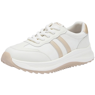 热风百搭小白鞋女款2026年春季新款厚底运动休闲鞋轻便户外女鞋子