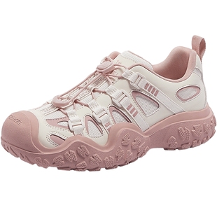 骆驼山脉丑萌鞋2026年春新款休闲加绒登山徒步休闲户外运动鞋女款