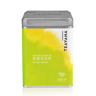 星巴克 Teavana 茶瓦纳 金萱乌龙茶 袋泡茶 12袋48g 国内门店版