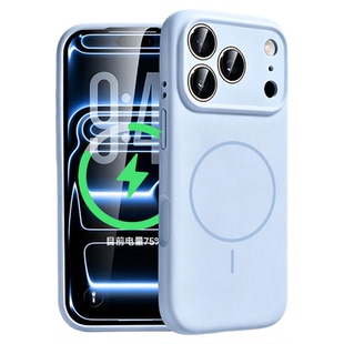 新款液态硅胶卫适用苹果18promax手机壳iphone17pro官方强磁吸情侣16pm超薄软镜头全包15散热透明小众女C