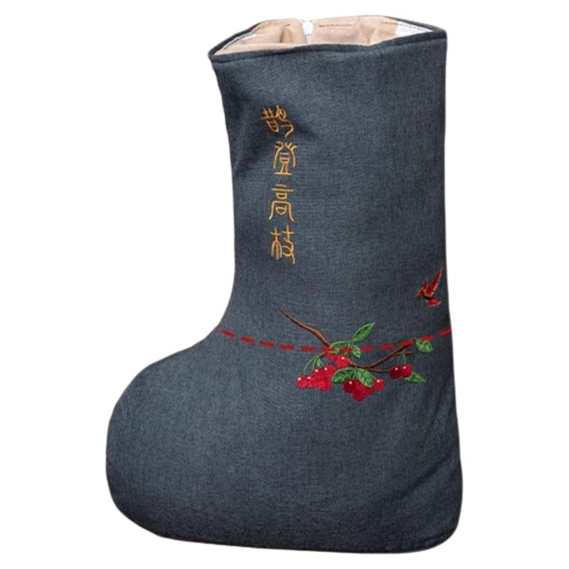 电加热泡脚桶无水艾灸足浴靴省水