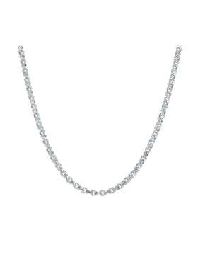 周六福满天星项链男潮嘻哈素链S925银星马链圣诞礼物送男友