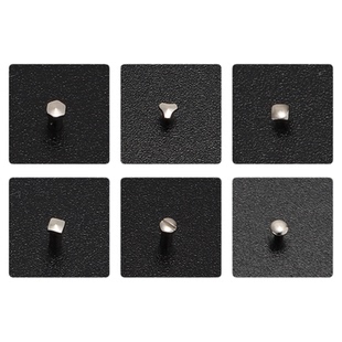 眼镜三角对口子母螺丝套装镜框四角对穿通用维修螺帽眼睛固定配件