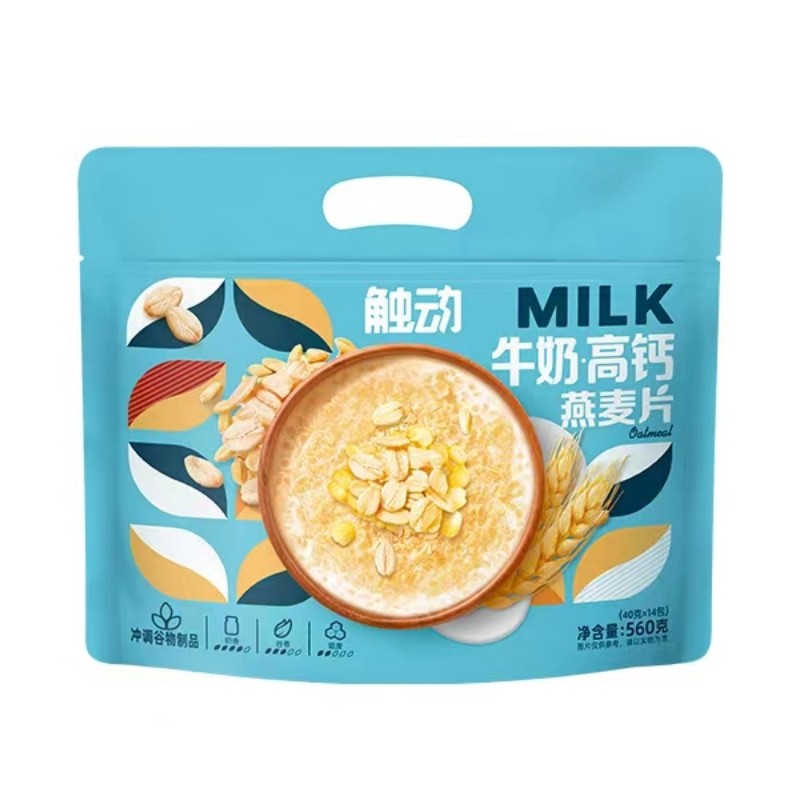 触动冲泡麦片奶香麦香大份量扛饿