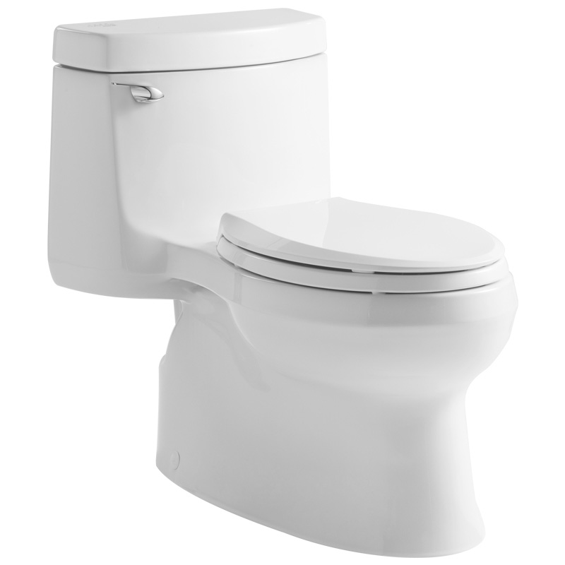 科勒马桶坐便器家用虹吸式大冲力卫生间小户型连体陶瓷座便器5697