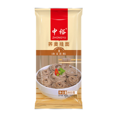中裕面条荞麦挂面600g*3