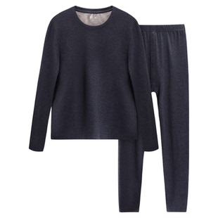 林卡男士保暖衣秋衣秋裤保暖套装打底衣保暖内衣无痕加绒套装冬季