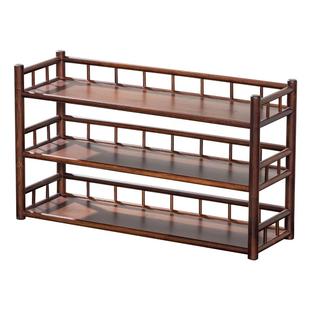 桌面小型博古架茶具多层置物架茶杯架子新中式茶叶茶壶收纳摆放架