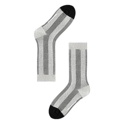 撞色条纹中筒袜ALMONDROCKS