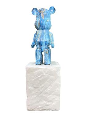 网红创意暴力熊摆件客厅存钱罐现代简约电视柜装饰品公仔落地底座