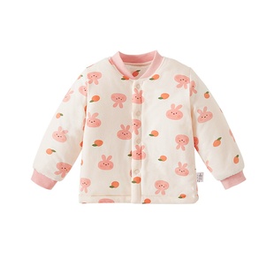 女童棉服2025新款秋冬宝宝棉衣外套儿童棉袄内胆校服神器夹棉上衣