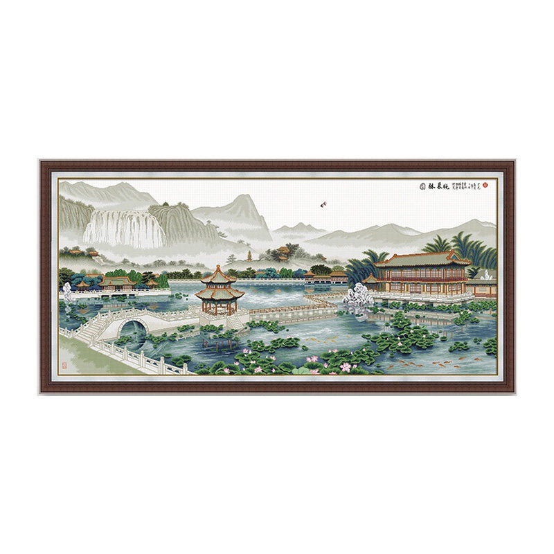 ks十字绣2021新款线绣风景大幅
