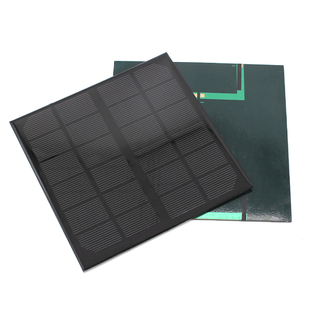 太阳能电池板6V520MA 单晶硅滴胶板 DIY太阳能光伏发电自制充电器