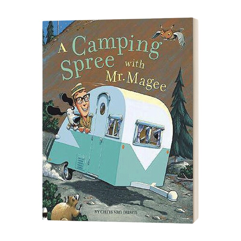 英文原版 A Camping Spree with Mr Magee 与马吉先生的野营狂欢 儿童系列书籍 精装 英文版 进口英语原版书籍